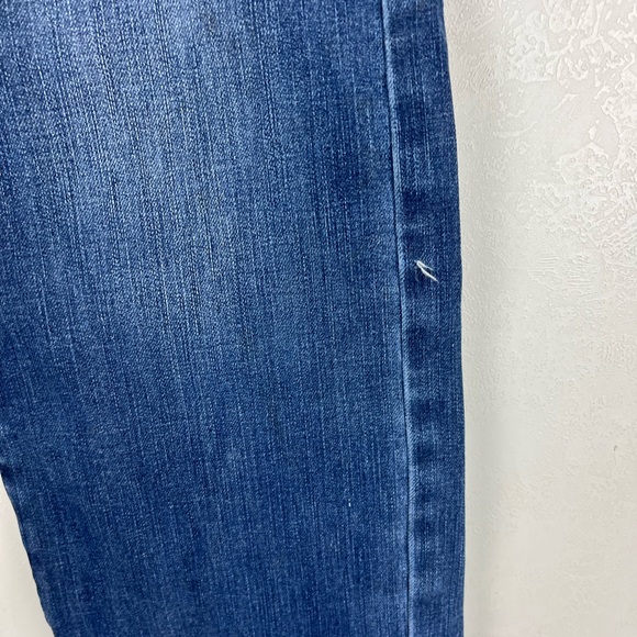 Soft Surroundings Triple S Straight Leg Jeans High Waist Dark Blue Size 6 - Picture 5 of 10